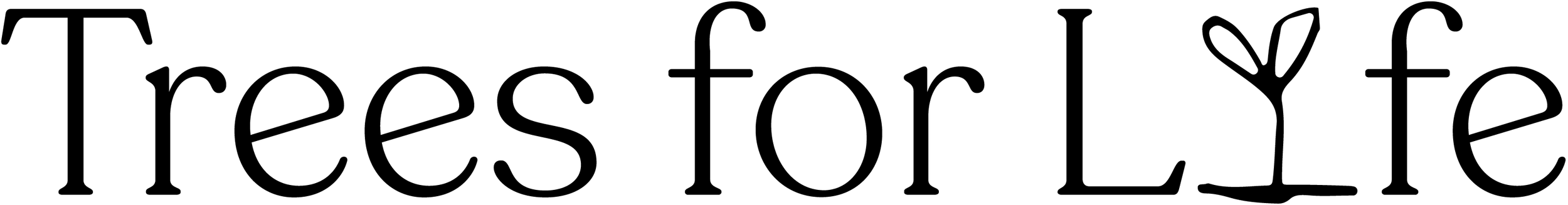 Logo for Trees for Life