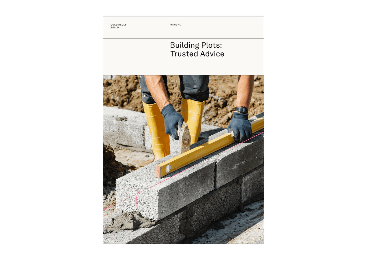 Artwork for the Coldwells Build Manual for Building Plots: Trusted Advice